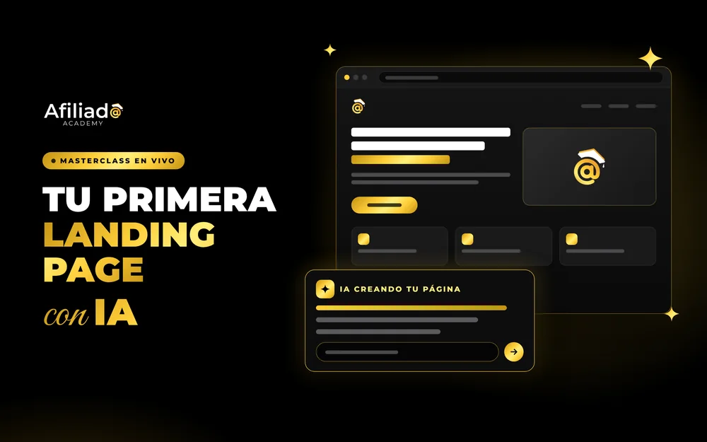 Masterclass: Tu primera landing page con IA